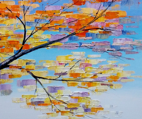Abstract Tree Painting, Contemporary Painting, Living Room Art, Canvas Art, Flower Art, Large Wall Art Painting, Painting Abstract-Art Painting Canvas