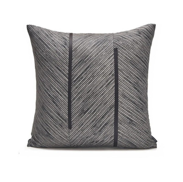 Large Simple Modern Pillows, Modern Throw Pillows for Living Room, Decorative Modern Sofa Pillows, Black Gray Modern Throw Pillows for Couch-Art Painting Canvas