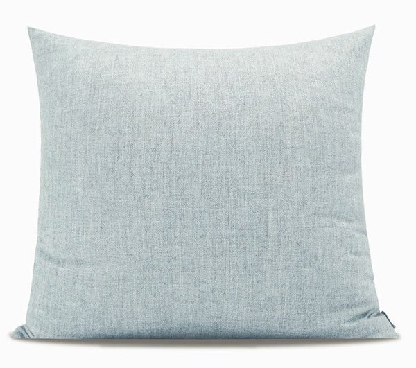 Modern Sofa Pillows, Geometric Blue Decorative Throw Pillows, Contemporary Square Modern Throw Pillows for Couch, Abstract Throw Pillow for Interior Design-Art Painting Canvas