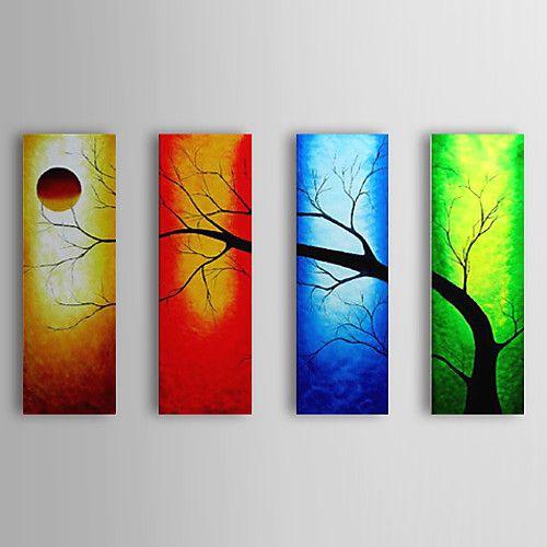 Bedroom Wall Paintings, Tree Painting, Moon Painting, Acrylic Painting Landscape, Bedroom Acrylic Paintings, Landscape Canvas Painting-Art Painting Canvas