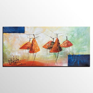 Acrylic Painting for Sale, Modern Wall Art Ideas, Contemporary Painting, Ballet Dancer Paintings, Paintings for Dining Room, Abstract Acrylic Painting-Art Painting Canvas