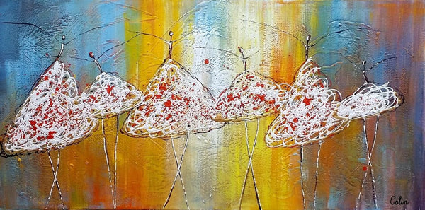 Original Abstract Painting, Ballet Dancer Painting, Simple Modern Art, Contemporary Wall Art Painting, Bedroom Painting, Simple Abstract Painting-Art Painting Canvas