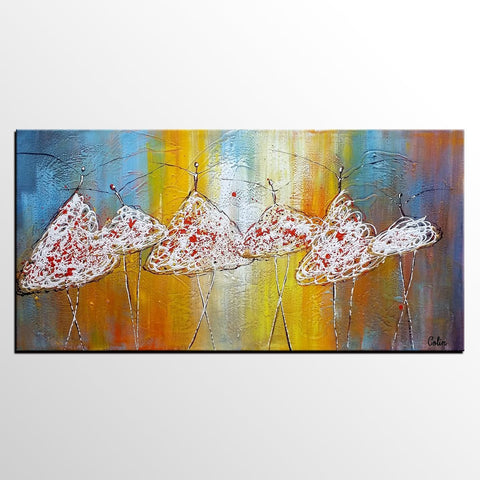Original Abstract Painting, Ballet Dancer Painting, Simple Modern Art, Contemporary Wall Art Painting, Bedroom Painting, Simple Abstract Painting-Art Painting Canvas