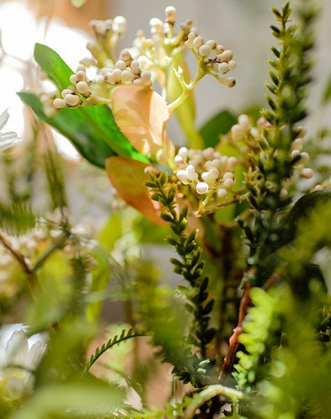 Beautiful Modern Artificial Flowers for Dining Room Table, Dandelion, Wheat Branch, Eucalyptus Globulus, Unique Flower Arrangement for Home Decoration-Art Painting Canvas