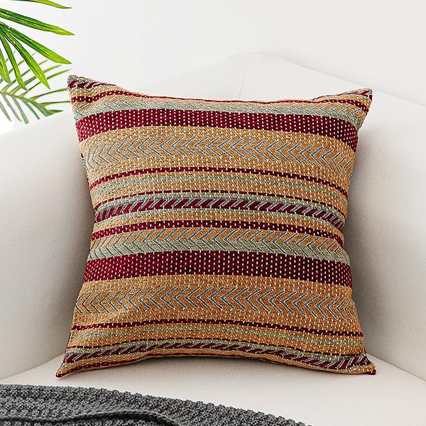 Bohemian Decorative Sofa Pillows, Geometric Pattern Chenille Throw Pillow for Couch, Decorative Throw Pillows-Art Painting Canvas