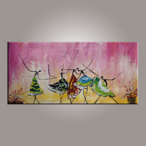 Large Art, Ballet Dancer Art, Canvas Painting, Abstract Painting, Abstract Art, Wall Art, Wall Hanging, Bedroom Wall Art, Modern Art, Painting for Sale-Art Painting Canvas
