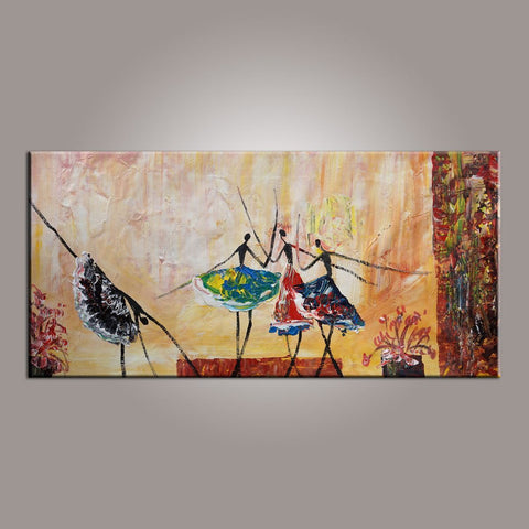 Canvas Painting, Large Art, Ballet Dancer Art, Abstract Painting, Abstract Art, Wall Art, Wall Hanging, Bedroom Wall Art, Modern Art, Painting for Sale-Art Painting Canvas