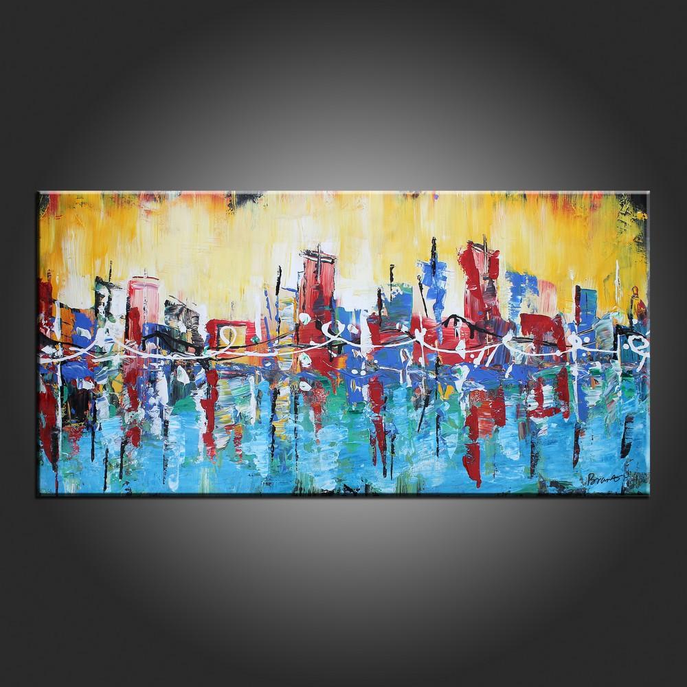Contemporary Art, Art Painting, Abstract Art, Modern Art, Abstract Painting, Dining Room Wall Art, Canvas Art, Art on Canvas-Art Painting Canvas