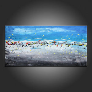 Canvas Art, Art on Canvas, Abstract Painting, Contemporary Art, Art Painting, Abstract Art, Dining Room Wall Art-Art Painting Canvas
