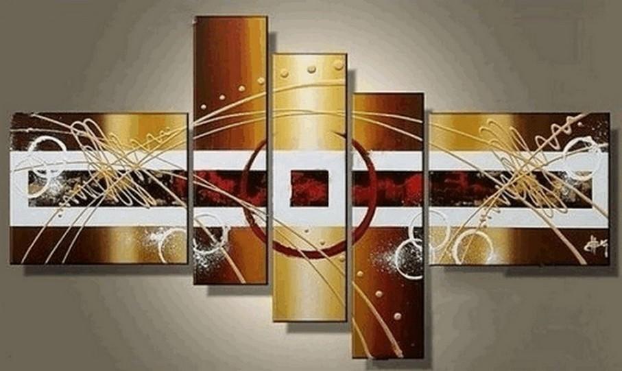Hand Painted Art, XL Wall Art, Acrylic Art, 5 Piece Wall Art, Large Wall Art, Abstract Painting, Abstract Art, Canvas Painting-Art Painting Canvas