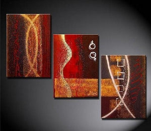 Large Art, Large Painting, Abstract Oil Painting, Living Room Art, Modern Art, 3 Panel Painting, Abstract Painting-Art Painting Canvas
