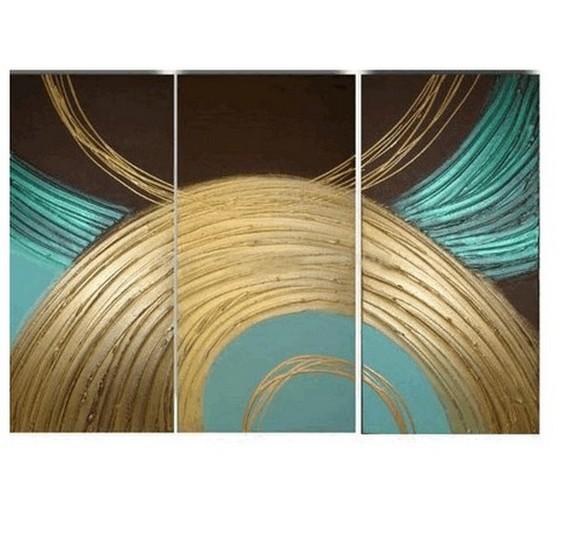 Colorful Lines, Abstract Painting, Large Painting, Living Room Wall Art, Contemporary Art, 3 Piece Painting, Art Painting, Ready to Hang-Art Painting Canvas