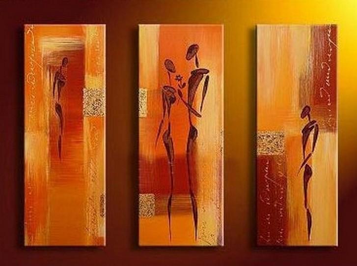 Large Painting, Abtract Figure Art, Bedroom Wall Art, Canvas Painting, Abstract Art, Abstract Painting, Acrylic Art, 3 Piece Wall Art, Canvas Art-Art Painting Canvas