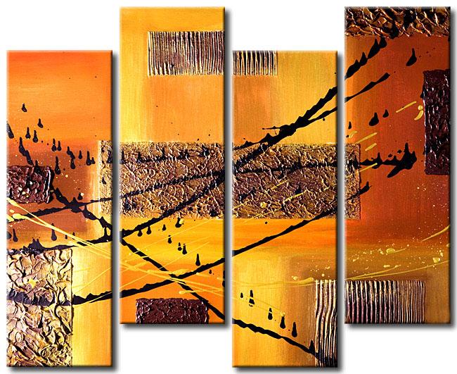 Large Canvas Art for Living Room, Abstract Canvas Painting, Abstract Painting for Sale, 4 Piece Wall Art, Large Abstract Wall Art Paintings-Art Painting Canvas