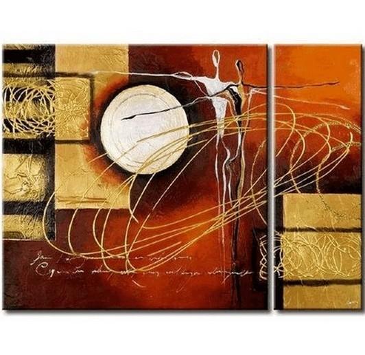 Living Room Wall Decor, Contemporary Art, Art on Canvas, Flower Painting, Extra Large Painting, Canvas Wall Art, Abstract Painting-Art Painting Canvas
