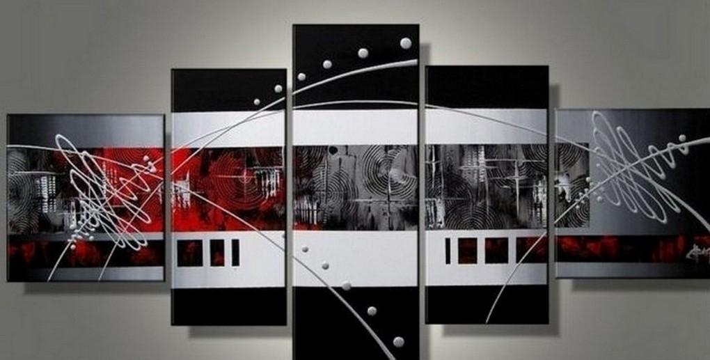 Large Wall Art, Hand Painted Art, Wall Painting, Abstract Painting, Canvas Art Painting, Huge Wall Art, Acrylic Art, 5 Piece-Art Painting Canvas