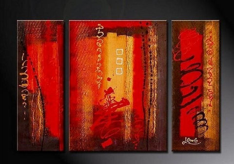 Abstract Art, Red Abstract Painting, Bedroom Wall Art, Large Painting, Living Room Wall Art, Modern Art, Large Wall Art, Abstract Painting, Art on Canvas-Art Painting Canvas