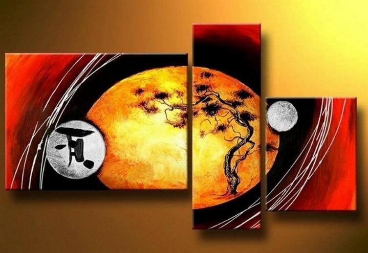 Tree of Life Painting, Dining Room Wall Art Paintings, Hand Painted Canvas Art, Modern Art on Canvas, Landscape Canvas Painting-Art Painting Canvas