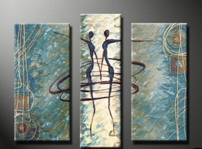 Abstract Painting, Dancing Figure Abstract Art, Living Room Wall Art, Modern Art, Living Room Wall Art, Painting for Sale-Art Painting Canvas