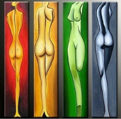 Painting for Sale, Abstract Wall Art, Abstract Figure Painting, Bedroom Wall Art, Modern Art, Extra Large Wall Art, Contemporary Art, Modern Art-Art Painting Canvas