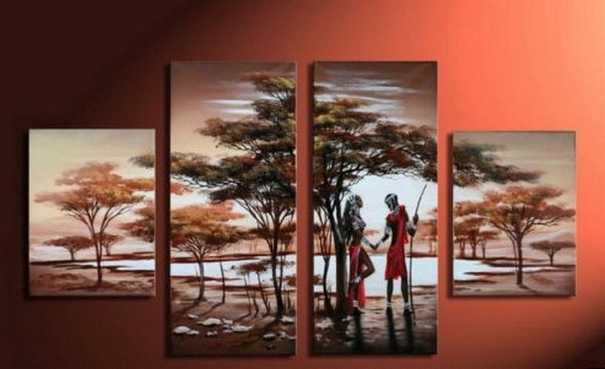 Landscape Painting, Extra Large Painting, African Painting, Abstract Art, Living Room Wall Art, Extra Large Wall Art, Contemporary Art-Art Painting Canvas