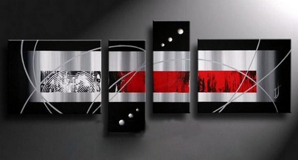 Abstract Oil Painting Black Abstract Art Bedroom Wall Art Modern