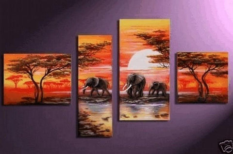 Canvas Wall Art, African Painting, Extra Large Painting, Abstract Painting, Living Room Wall Decor, Contemporary Art, Art on Canvas-Art Painting Canvas