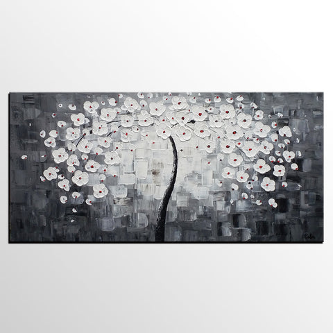 Custom Extra Large Painting, Flower Tree Painting, Abstract Art Paintings-Art Painting Canvas