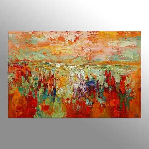 Custom Abstract Artwork, Canvas Painting, Abstract Landscape Painting, Modern Art Painting-Art Painting Canvas