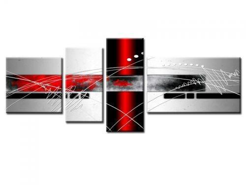 Extra Large Painting, Abstract Art, Living Room Wall Art, 4 Panel Set, Modern Art, Contemporary Art-Art Painting Canvas