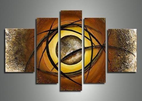 Huge Wall Art, Extra Large Art, Abstract Painting, Abstract Art Set, Canvas Painting, Living Room Art, 5 Piece Wall Art-Art Painting Canvas