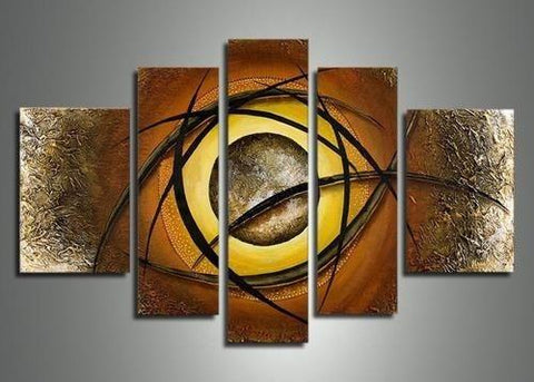 Huge Wall Art, Extra Large Art, Abstract Painting, Abstract Art Set, Canvas Painting, Living Room Art, 5 Piece Wall Art-Art Painting Canvas