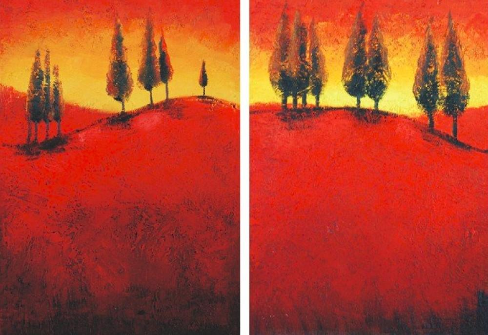 Large Art, Landscape Painting, Canvas Painting, Abstract Art, Wall Art, Wall Hanging, Bedroom Wall Art-Art Painting Canvas