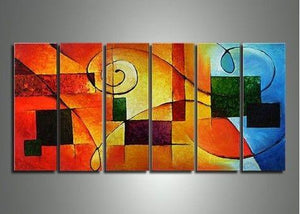 Living Room Wall Art, Abstract Art Set, Huge Abstract Painting, Extra Large Painting, Modern Art, Contemporary Art-Art Painting Canvas