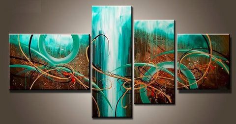 Abstract Painting, Living Room Wall Art, Extra Large Painting, Modern Art, Contemporary Art, Modern Art-Art Painting Canvas