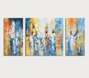 Acrylic Painting on Canvas, Modern Paintings for Living Room, Hand Painted Canvas Art, Palette Knife Paintings-Art Painting Canvas