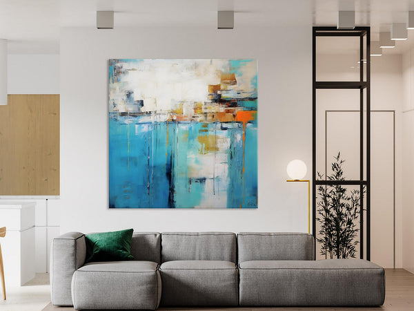 Abstract Painting on Canvas, Original Abstract Wall Art for Sale, Contemporary Acrylic Paintings, Extra Large Canvas Painting for Bedroom-Art Painting Canvas