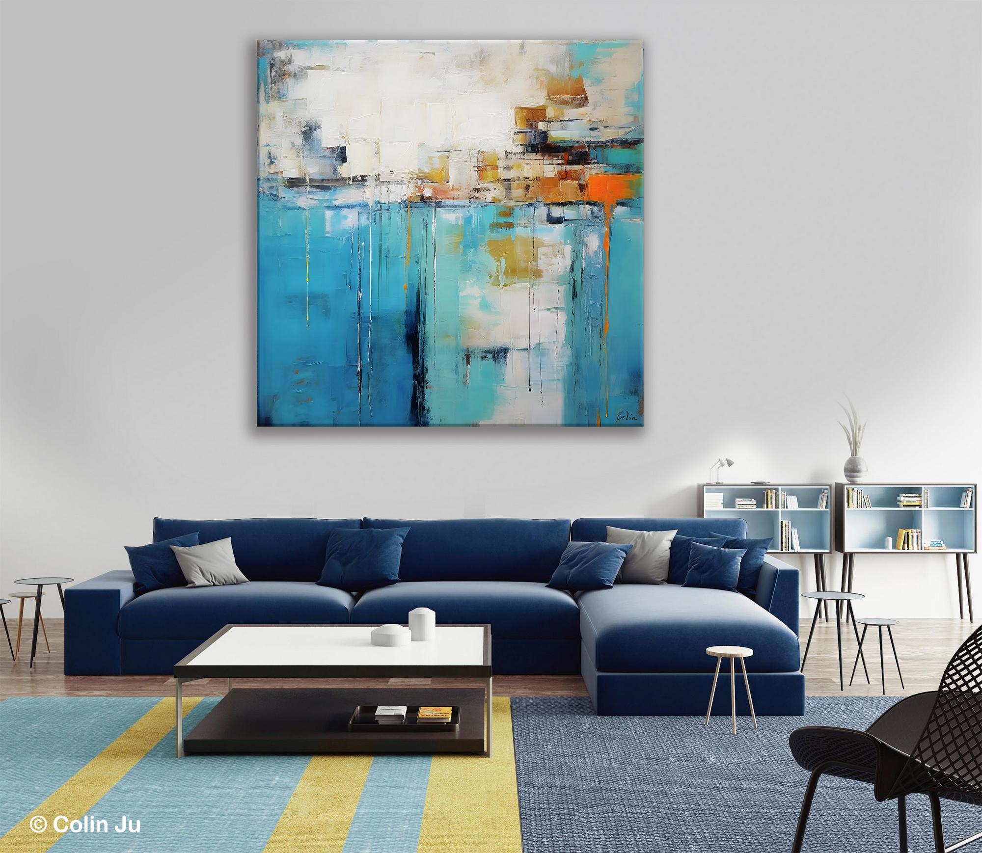 Abstract Painting on Canvas, Original Abstract Wall Art for Sale, Contemporary Acrylic Paintings, Extra Large Canvas Painting for Bedroom-Art Painting Canvas