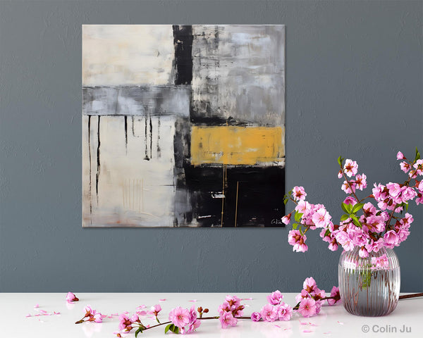 Extra Large Original Artwork, Large Paintings for Bedroom, Abstract Landscape Painting on Canvas, Oversized Contemporary Wall Art Paintings-Art Painting Canvas