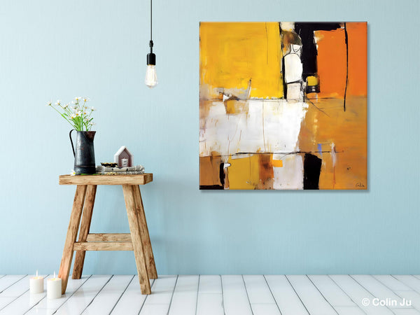 Oversized Modern Abstract Wall Paintings, Large Wall Art Painting for Bedroom, Original Canvas Art, Contemporary Acrylic Painting on Canvas-Art Painting Canvas