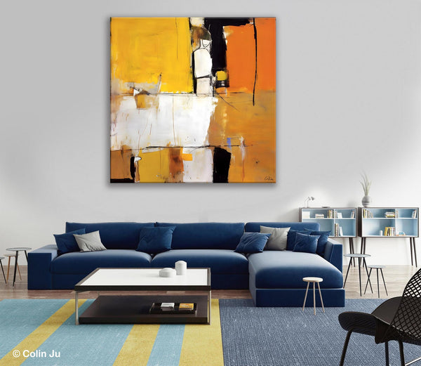 Oversized Modern Abstract Wall Paintings, Large Wall Art Painting for Bedroom, Original Canvas Art, Contemporary Acrylic Painting on Canvas-Art Painting Canvas
