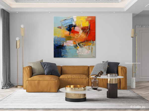 Oversized Canvas Paintings, Huge Wall Art Ideas for Living Room, Contemporary Acrylic Art, Original Abstract Art, Hand Painted Canvas Art-Art Painting Canvas
