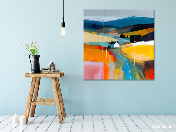 Contemporary Abstract Artwork, Acrylic Painting for Living Room, Oversized Wall Art Paintings, Original Modern Artwork on Canvas-Art Painting Canvas