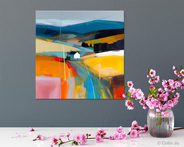Contemporary Abstract Artwork, Acrylic Painting for Living Room, Oversized Wall Art Paintings, Original Modern Artwork on Canvas-Art Painting Canvas