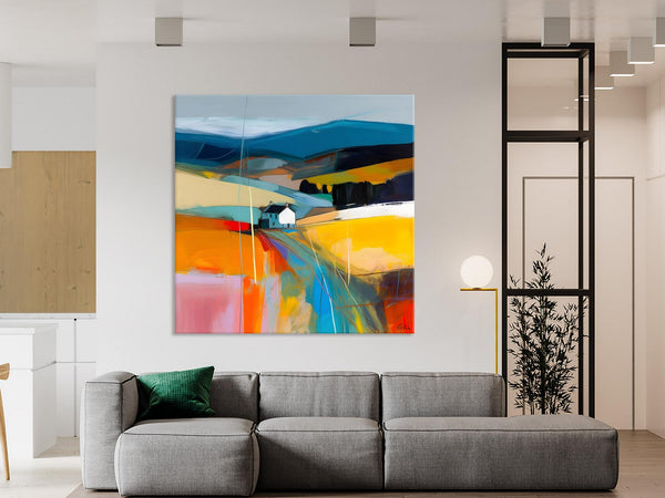 Contemporary Abstract Artwork, Acrylic Painting for Living Room, Oversized Wall Art Paintings, Original Modern Artwork on Canvas-Art Painting Canvas