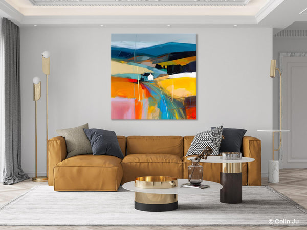 Contemporary Abstract Artwork, Acrylic Painting for Living Room, Oversized Wall Art Paintings, Original Modern Artwork on Canvas-Art Painting Canvas