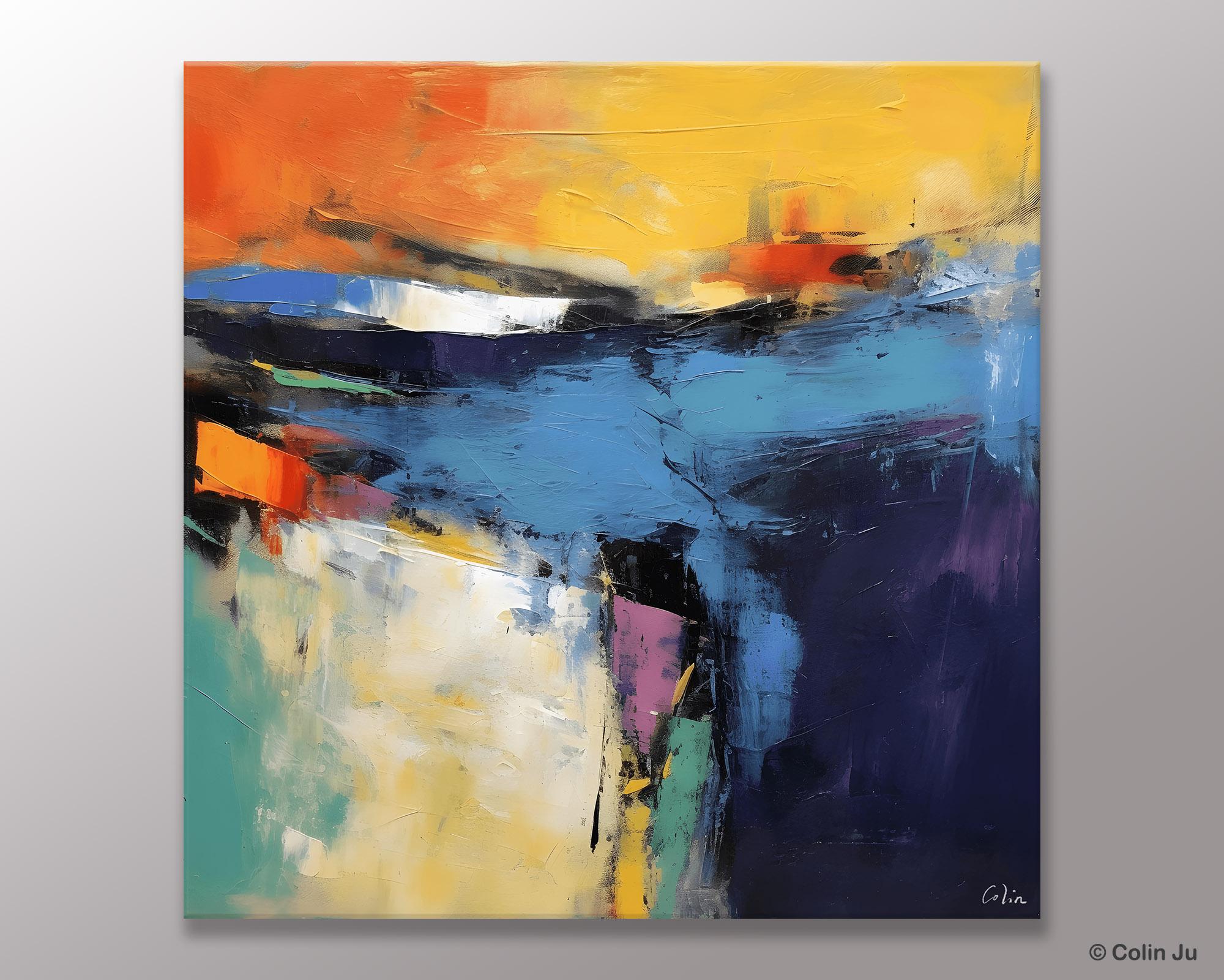 Large Wall Art Painting for Bedroom, Oversized Modern Abstract Wall Paintings, Original Canvas Art, Contemporary Acrylic Painting on Canvas-Art Painting Canvas