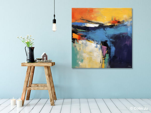 Large Wall Art Painting for Bedroom, Oversized Modern Abstract Wall Paintings, Original Canvas Art, Contemporary Acrylic Painting on Canvas-Art Painting Canvas
