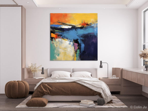 Large Wall Art Painting for Bedroom, Oversized Modern Abstract Wall Paintings, Original Canvas Art, Contemporary Acrylic Painting on Canvas-Art Painting Canvas