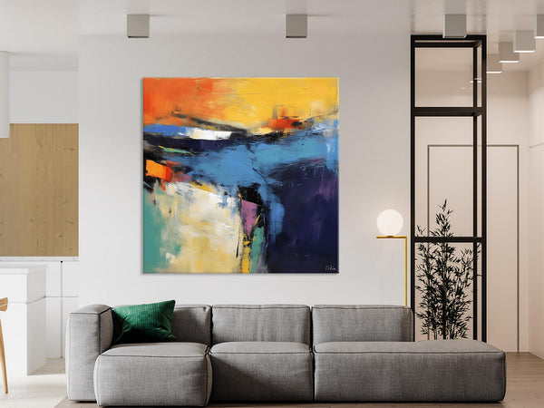 Large Wall Art Painting for Bedroom, Oversized Modern Abstract Wall Paintings, Original Canvas Art, Contemporary Acrylic Painting on Canvas-Art Painting Canvas